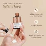 Organic Self Tanning Drops for a Natural Glow