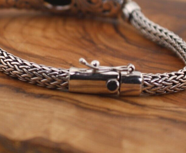 Sterling Silver Maderia Citrine Bracelet with Gold Accents