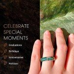 Maya Stone Band Collection - Carmela Moss Agate