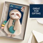 Itzy Ritzy Sloth Lovey with Teether & Ribbons