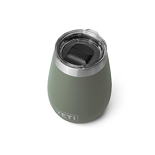 YETI Rambler Wine Tumbler with MagSlider Lid, Green