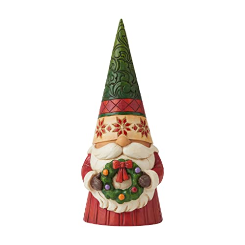 Jim Shore Christmas Gnome Figurine - 7.09 Inches