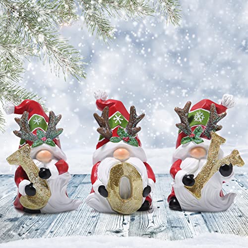 Handmade Christmas Gnome Trio Figurines