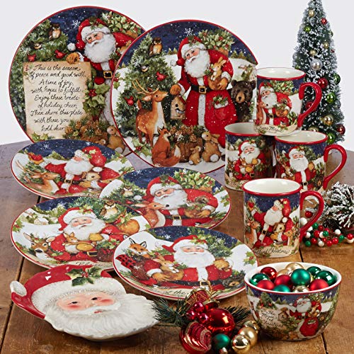Magic of Christmas Snowman 16pc Dinnerware Set