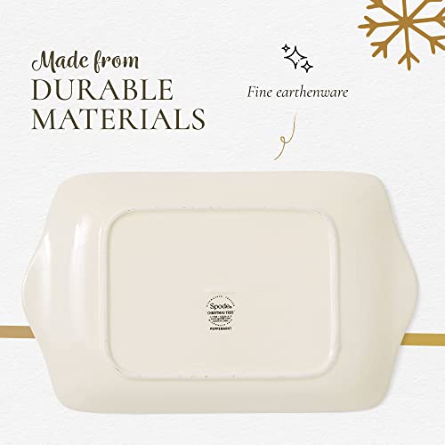 Spode Christmas Tree Peppermint Treat Tray