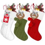Personalized Set of 3 Christmas Stockings