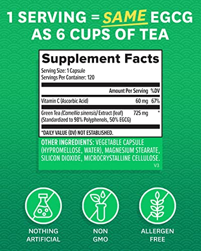 Zenwise Green Tea Extract with Antioxidants & Vitamin C