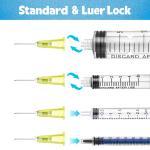 30G Luer Lock Needles - 1/2 Inch, 100 Pack