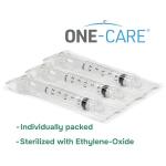 ONE-CARE Sterile Luer-Lock Syringes, 100 Count
