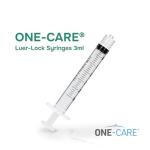 ONE-CARE Sterile Luer-Lock Syringes, 100 Count