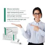 ONE-CARE Sterile Luer-Lock Syringes, 100 Count