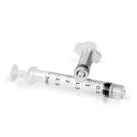 ONE-CARE Sterile Luer-Lock Syringes, 100 Count
