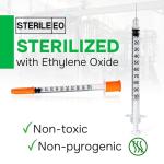 ONE-CARE 1 ml Syringes, 30G, 100 Count