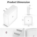 Sujeet 4-Pack Plug-In Dusk to Dawn Night Lights