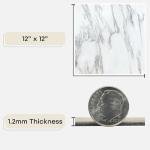 Peel and Stick Vinyl Floor Tiles - Bianco Marble