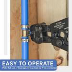 All-in-One PEX Cinch Tool with Clamps and Cutter