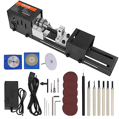 VEVOR Mini Lathe for DIY Woodworking Projects