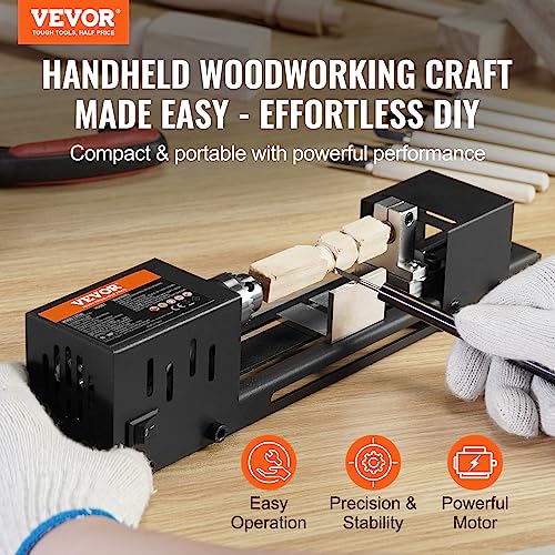 VEVOR Mini Lathe for DIY Woodworking Projects