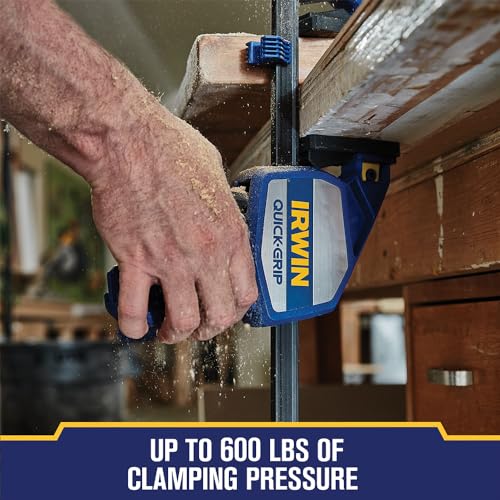 Woodworking Bar Clamps - One-Handed, Heavy-Duty, 12