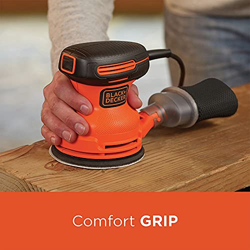 BLACK+DECKER 5" Orbital Sander with Dust Bag