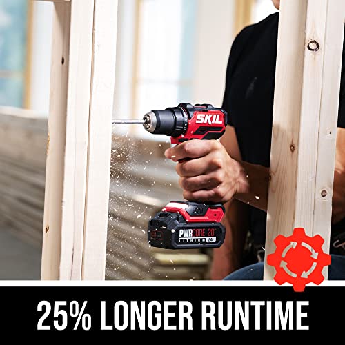 Brushless 20V Compact Drill Driver Kit with LED