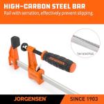 JORGENSEN F-Clamp Steel Bar Clamps Set