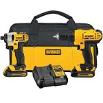 DEWALT 20V Cordless Drill and Impact Driver Set