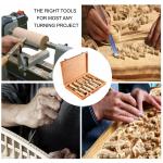 12-Piece Wood Carving Chisel Set for DIY