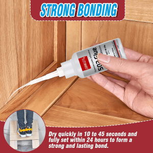 LOOLIFL 502 Super Glue for Wood and Metal
