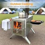 TOUNTO Portable Wood Burning Camping Stove