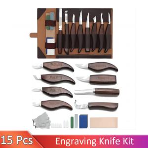 15-Piece Wood Carving Tools for Beginners