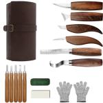 Beginner Wood Carving Knife Set with Tools