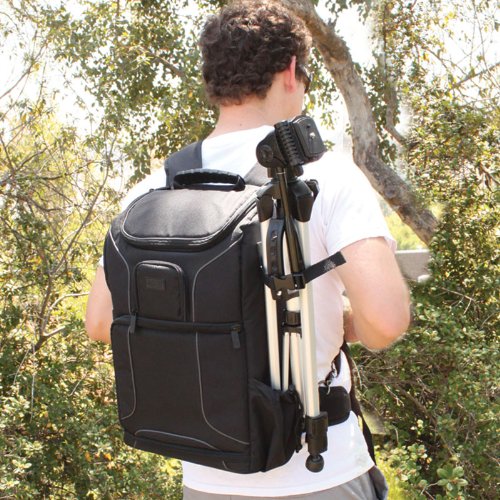 USA Gear Camera Backpack with Tripod Holder