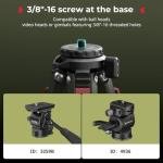 SmallRig 67.7" Aluminum Tripod with Phone Clip