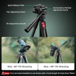 SmallRig 67.7" Aluminum Tripod with Phone Clip