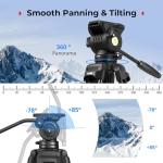 SMALLRIG 73'' Heavy Duty Aluminum Video Tripod