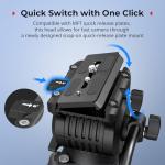 SMALLRIG 73'' Heavy Duty Aluminum Video Tripod