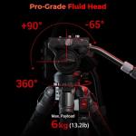 SMALLRIG TRIBEX SE Hydraulic Aluminum Video Tripod