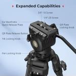 SMALLRIG 73'' Heavy Duty Aluminum Video Tripod