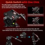 SMALLRIG TRIBEX SE Hydraulic Aluminum Video Tripod