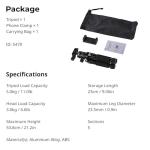 SmallRig VT-20Pro Mini Tripod for Camera & Phone