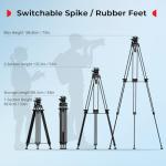 SmallRig FreeSpeed Heavy Duty 74" Video Tripod