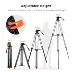 K&F Concept 80" Heavy Duty Video Tripod