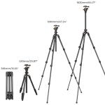 K&F Concept 64" Lightweight Travel Camera Tripod