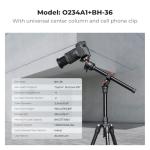 K&F Concept 76" Lightweight DSLR Tripod with Ball Head