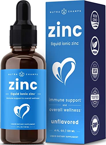 Organic Zinc Drops with Vitamin C for Health