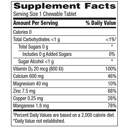 Caltrate Chewables Calcium Vitamin D Supplement - 155 Count