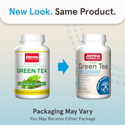 Jarrow Green Tea Extract 500mg - 100 Veggie Caps