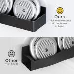 Magnetic Spice Rack Set for Refrigerator - Black