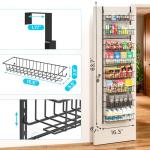 8-Tier Over-the-Door Pantry Organizer Rack